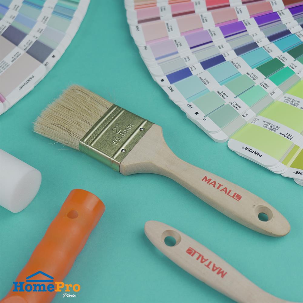 แปรงทาสีขนสังเคราะห์ด้ามไม้ MATALL HTOP6 2 นิ้ว