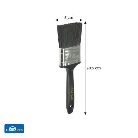 แปรงทาสีขนสังเคราะห์ด้ามดำ MATALL PB046 2 นิ้ว_4