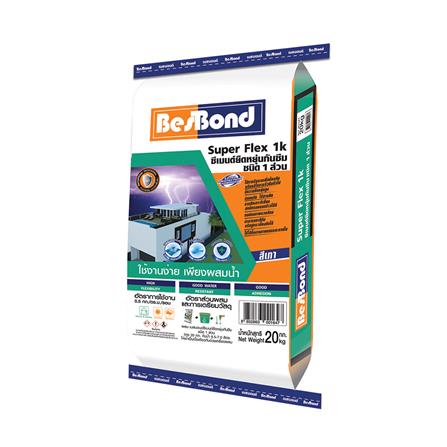 ซีเมนต์กันซึม BESBOND SUPER FLEX 1K 20 กก._0