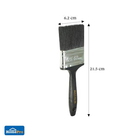 แปรงทาสีขนสังเคราะห์ด้ามดำ MATALL PB046 2.5 นิ้ว_4
