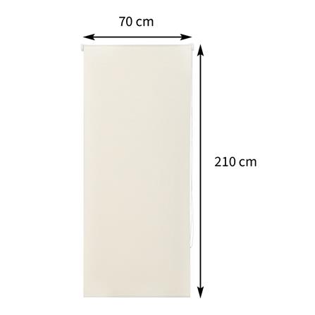 ผ้าม่านม้วน HOME LIVING STYLE TOTTORI 70x210 ซม. สีครีม_7