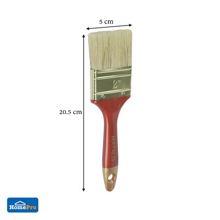 แปรงทาสีขนสังเคราะห์ด้ามแดง MATALL HTOP4 2 นิ้ว_5
