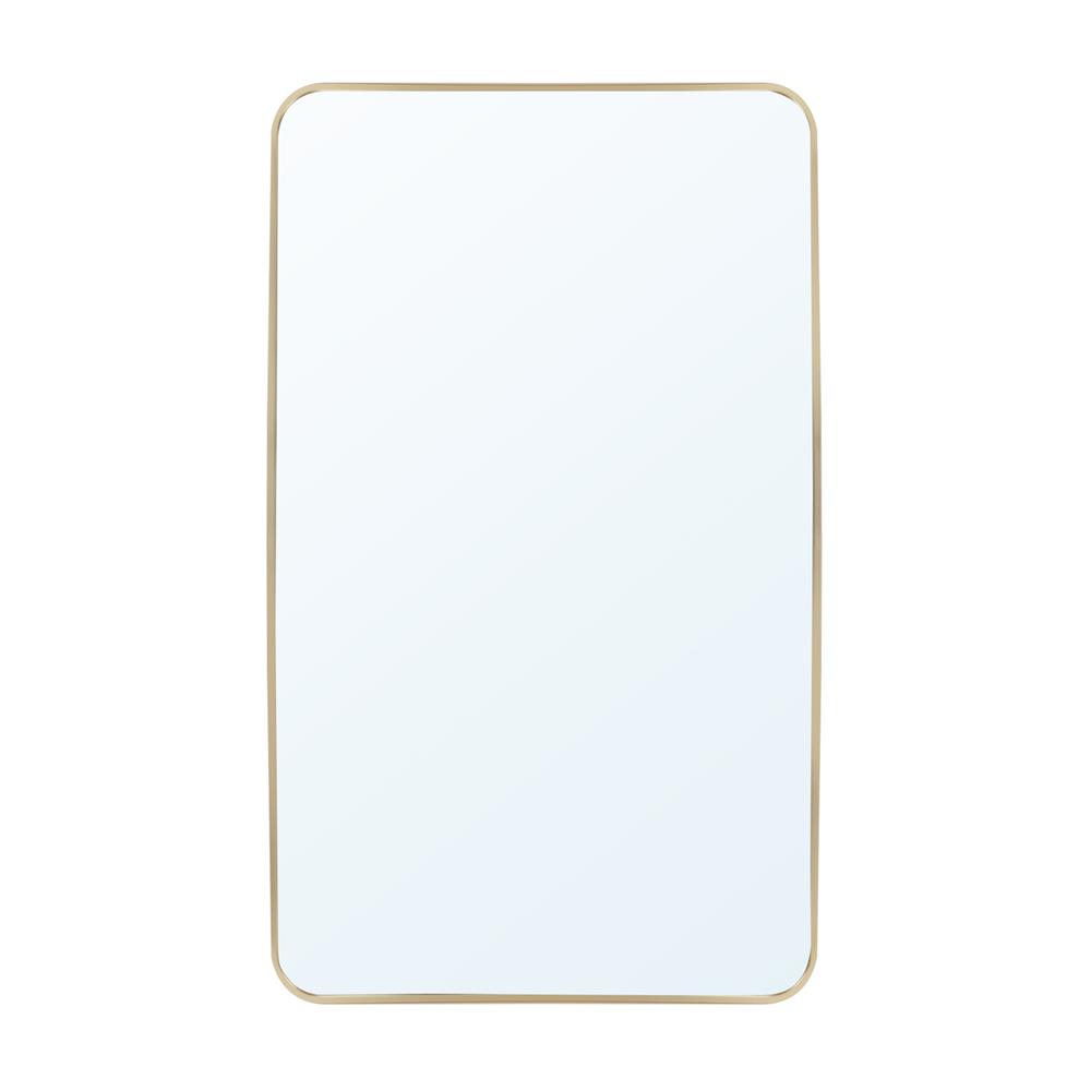 กระจกเงาตกแต่ง MOYA AL058-SQ 60X90 ซม. สีทอง