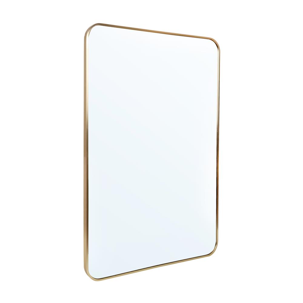 กระจกเงาตกแต่ง MOYA AL058-SQ 60X90 ซม. สีทอง