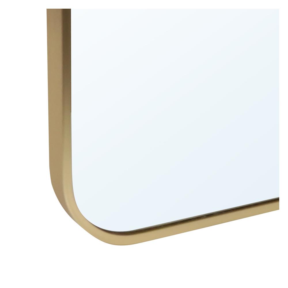 กระจกเงาตกแต่ง MOYA AL058-SQ 60X90 ซม. สีทอง