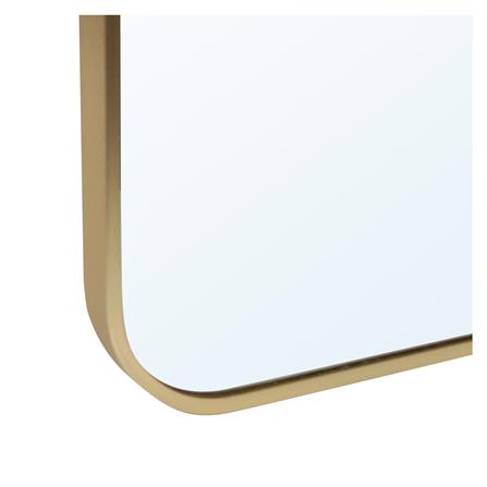 กระจกเงาตกแต่ง MOYA AL058-SQ 60X90 ซม. สีทอง_2