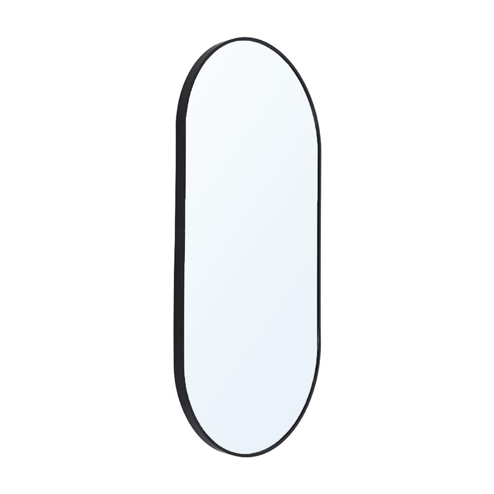 กระจกเงาตกแต่ง MOYA AL058-OV 50x100 ซม. สีดำ