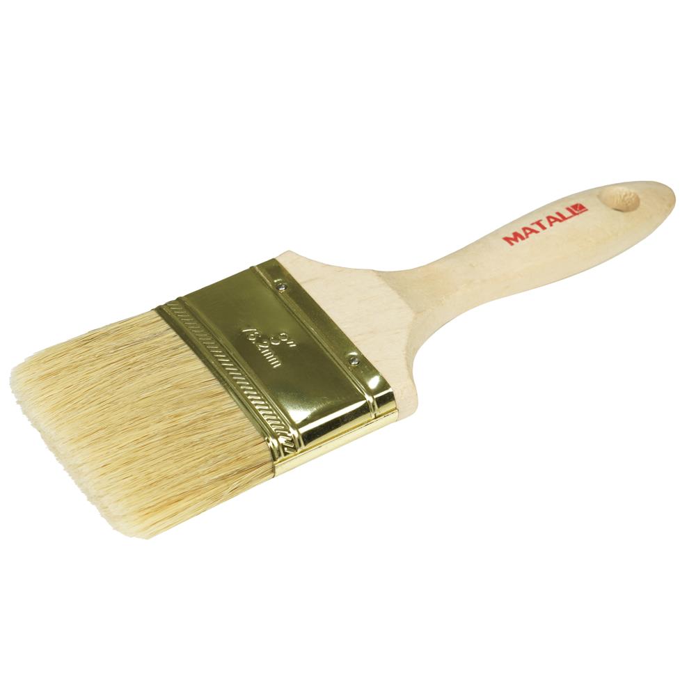 แปรงทาสีขนสังเคราะห์ด้ามไม้ MATALL HTOP6 3 นิ้ว