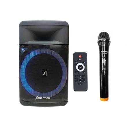 ลำโพงบลูทูธพร้อมไมค์ SHERMAN APS-240 สีดำ_0