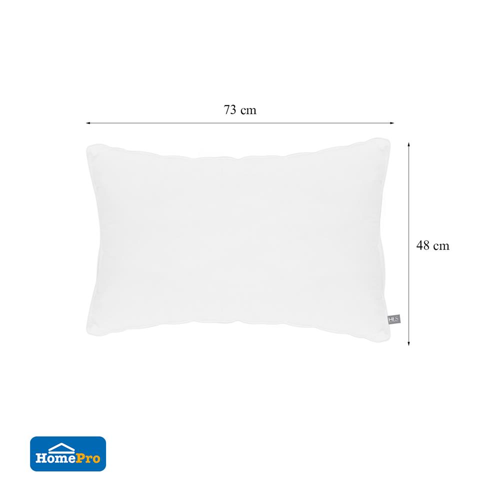หมอนหนุนสุญญากาศ ใยสังเคราะห์ HOME LIVING STYLE 19x29 นิ้ว (แพ็ก 2 ชิ้น)
