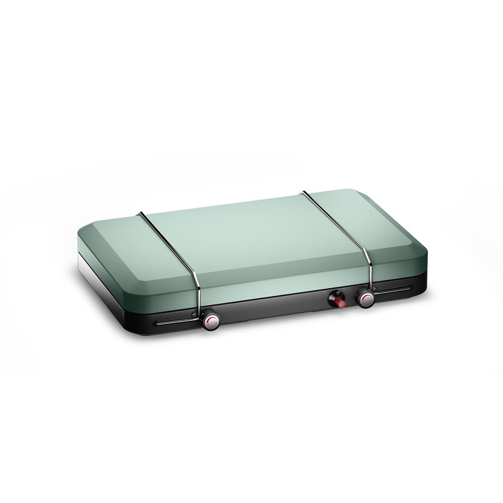 เตาแก๊สบาร์บีคิวพกพา 2 หัว DOMETIC CS102 สีเขียว