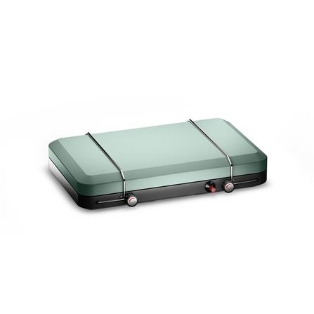 เตาแก๊สบาร์บีคิวพกพา 2 หัว DOMETIC CS102 สีเขียว_3