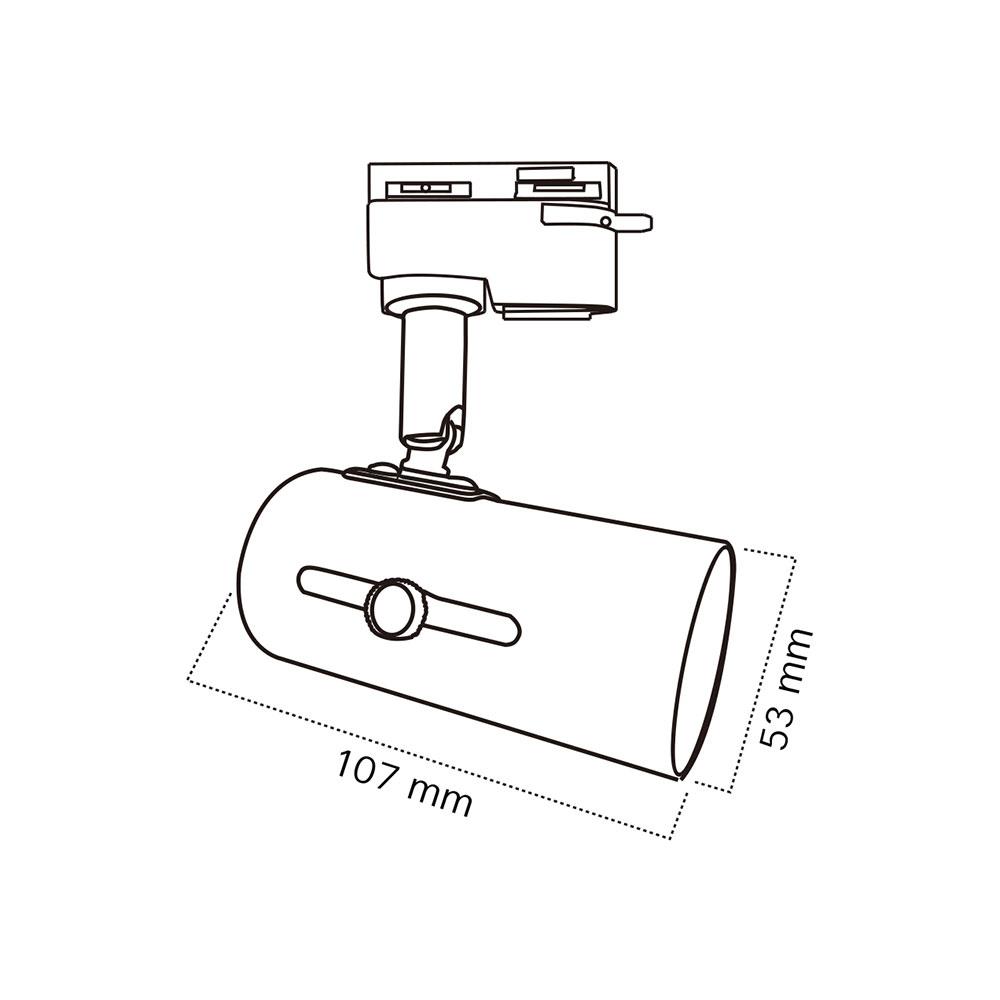 แทรคไลท์ ติดราง E27 SHINING SF-CIRCLE สีขาว