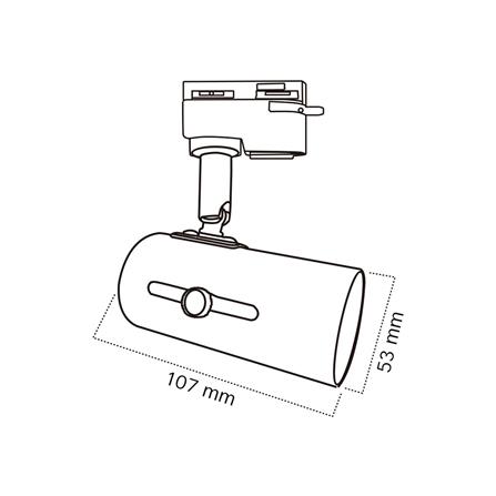 แทรคไลท์ ติดราง E27 SHINING SF-CIRCLE สีขาว_7