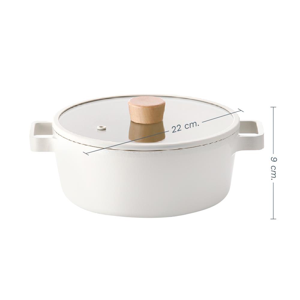 หม้อพร้อมฝา 22 ซม. NEOFLAM FIKA