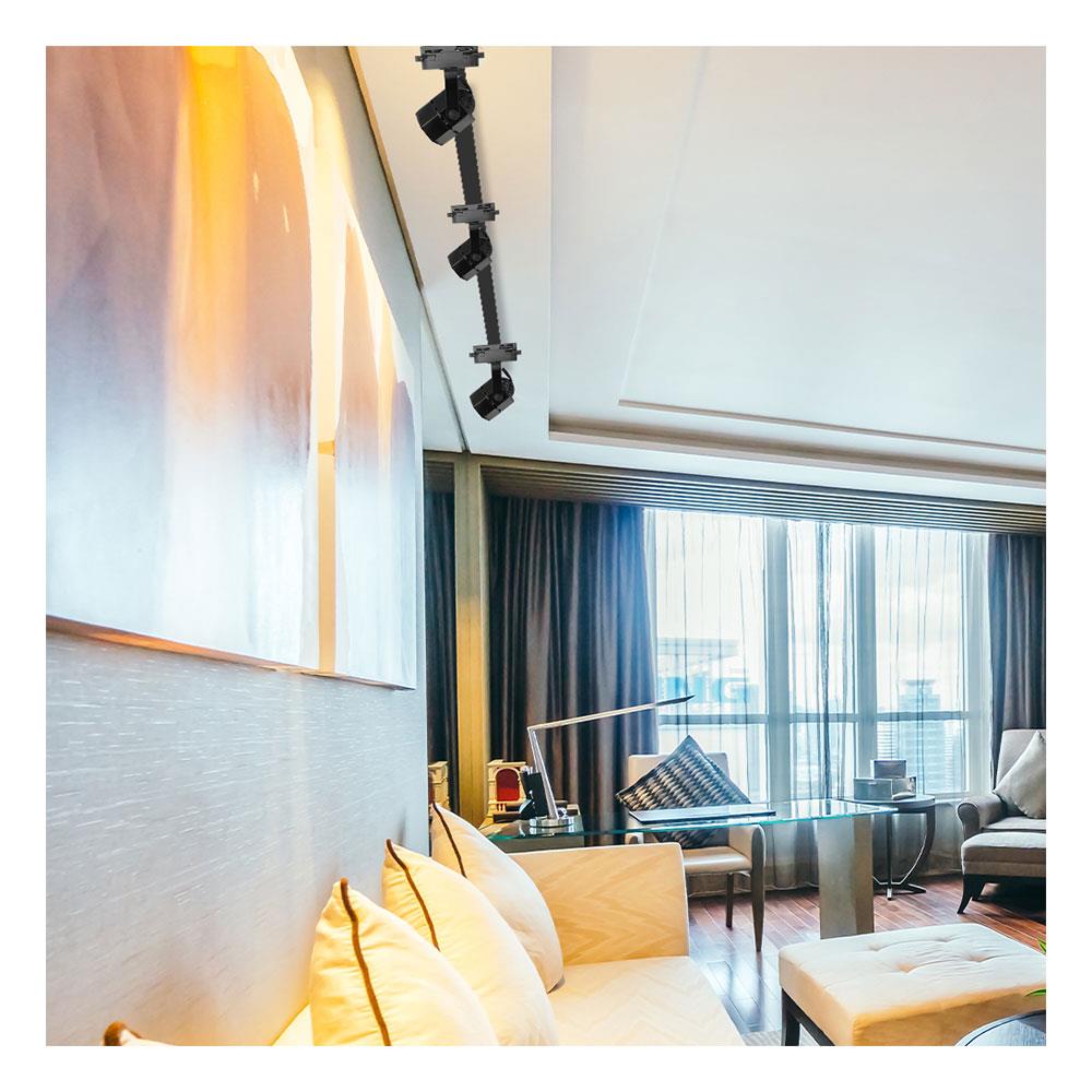 แทรคไลท์ ติดราง GU5.3 SHINING SF-OCTA สีดำ