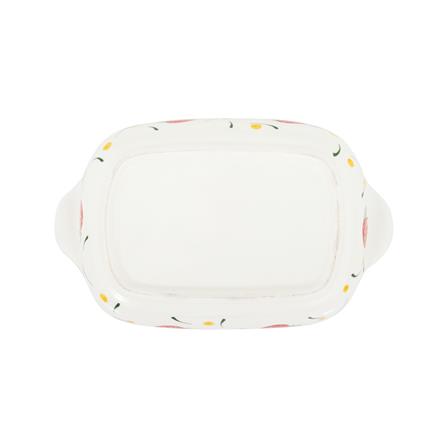 ชามเหลี่ยม 2 หู KECH PORCELAIN 9 นิ้ว STRAWBERRY_2