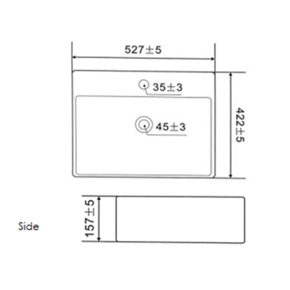 อ่างล้างหน้าแขวน NASCO NL-0922 สีขาว