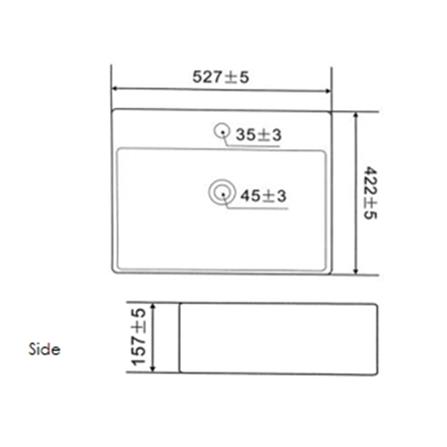 อ่างล้างหน้าแขวน NASCO NL-0922 สีขาว_1