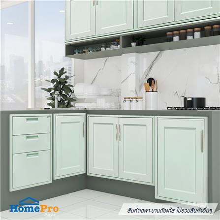 บานถังแก๊ส CABIN ELBE 49.5x75 ซม. สีเขียว_2