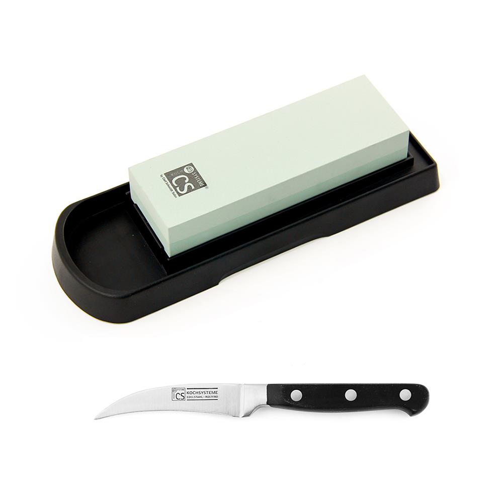 ชุดมีดคว้าน+หินลับมีด CS TROMSO PREMIUM