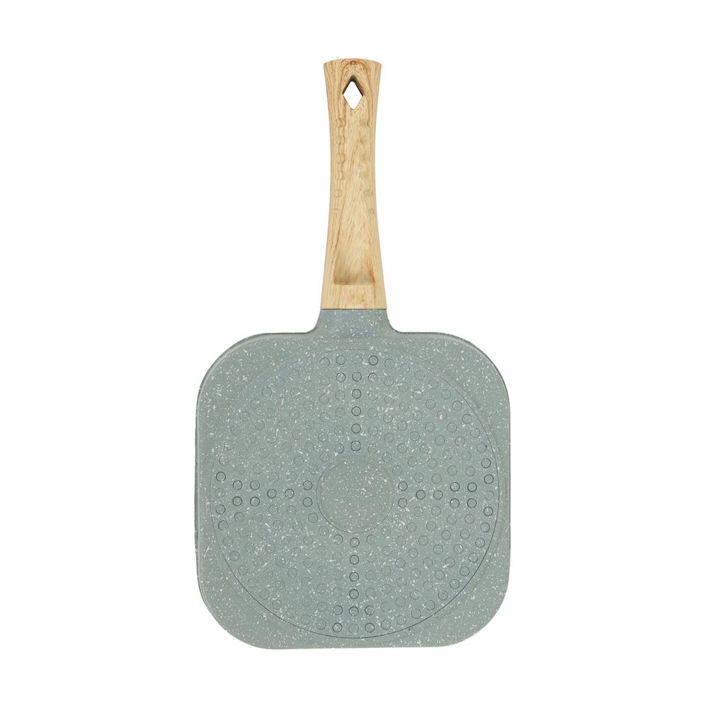 กระทะไข่ดาว 4 หลุม INDUCTION COLOR KIT CUTE 18 ซม. สีเขียว