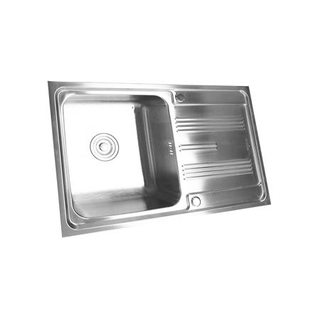 ซิงค์ฝัง 1 หลุม 1 ที่พัก AXIA COMO80 สีเงิน_1