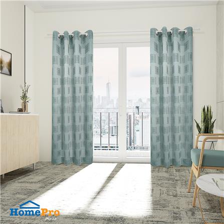 ผ้าม่าน EYELET HOME LIVING STYLE KAYTHY UV 140x220 ซม. สีเขียว_4