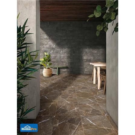 กระเบื้องพื้น 16x16 นิ้ว TARA เดฟิน่า สโตน น้ำตาล PM 0.96M2_2