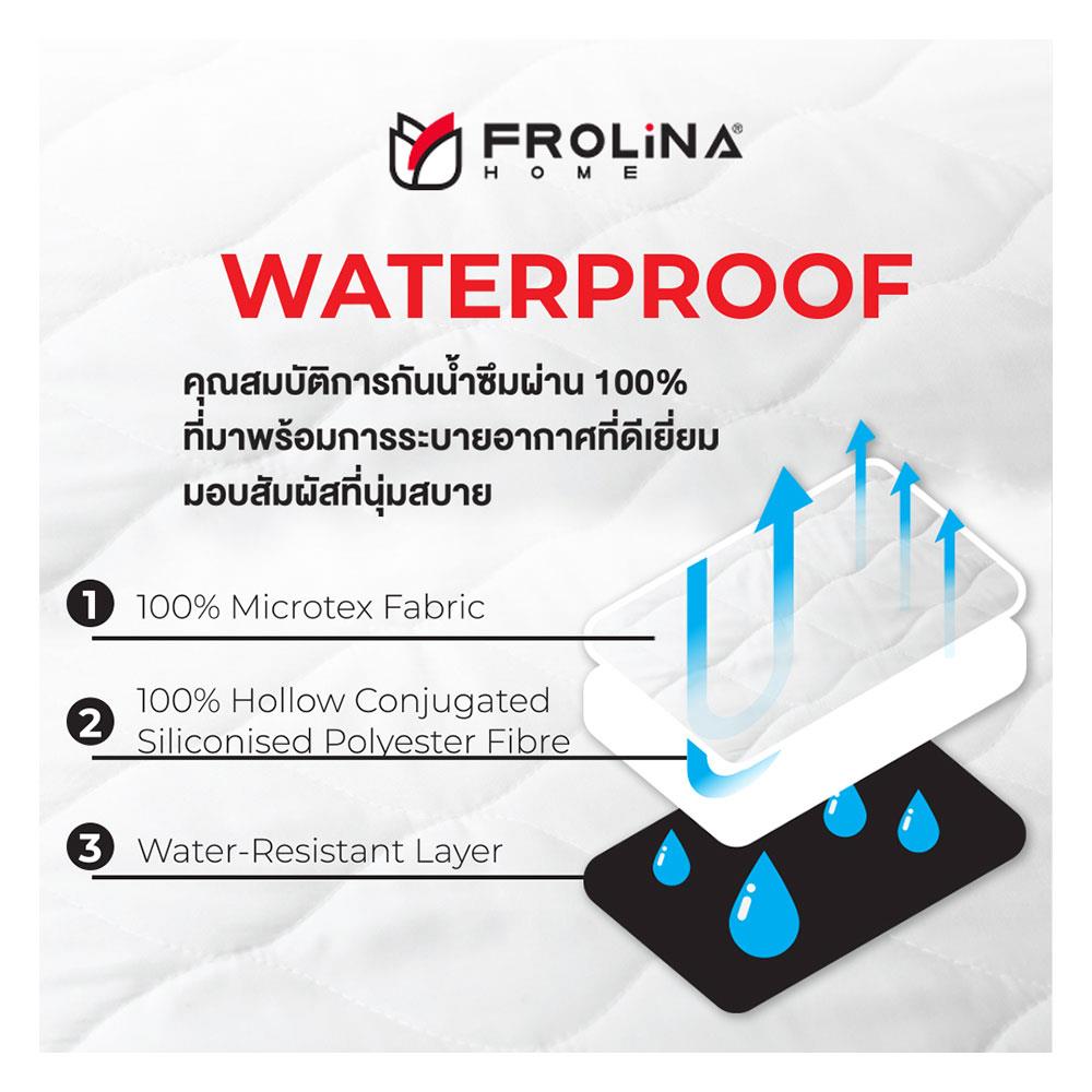 ผ้ารองกันเปื้อน QUEEN SIZE FROLINA WATERPROOF DIRT-FREE