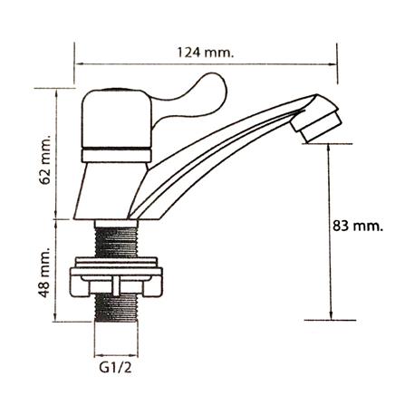 ก๊อกอ่างล้างหน้า WSP FX-1109Z_4