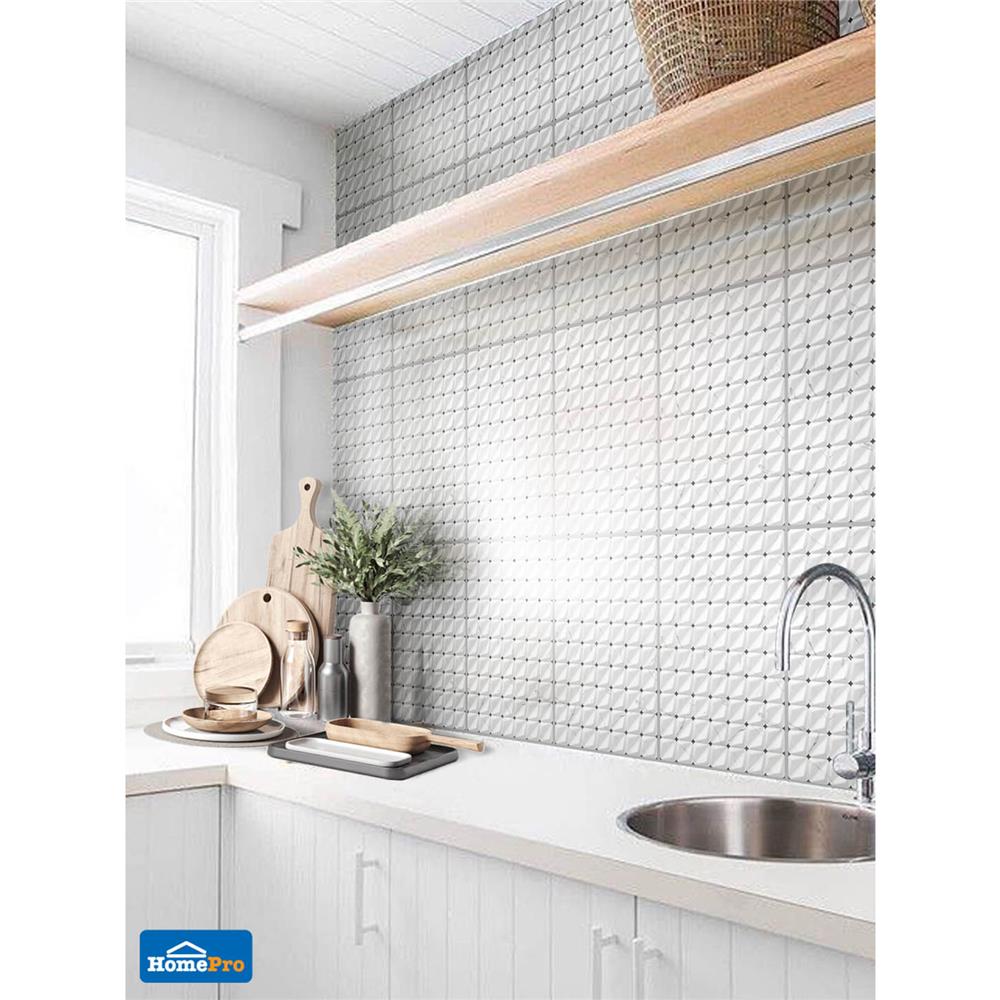 กระเบื้องผนัง 8x12 นิ้ว TARA กาแลคติกอส ไวท์ EXC PM