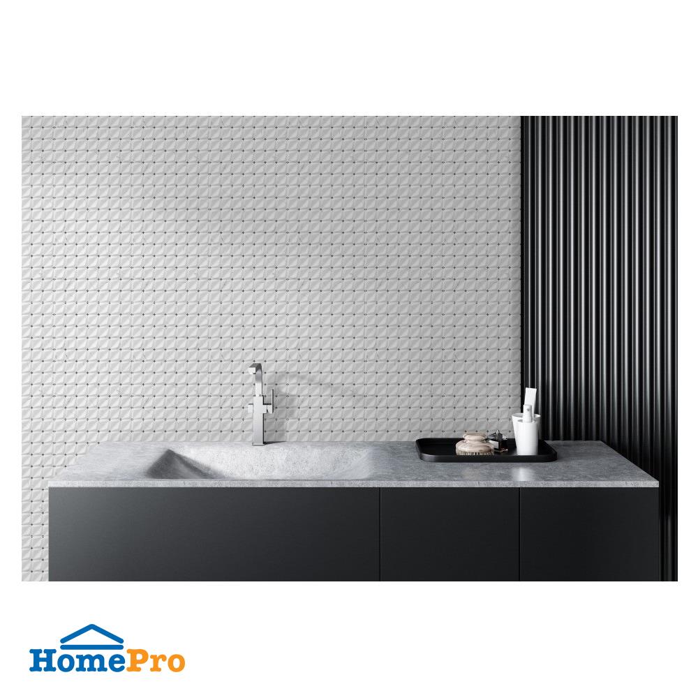 กระเบื้องผนัง 8x12 นิ้ว TARA กาแลคติกอส ไวท์ EXC PM