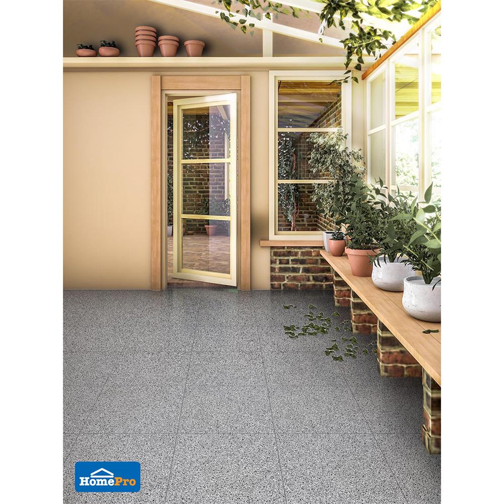 กระเบื้องพื้น 16x16 นิ้ว TARA เอสคาร่า ดำ PM 0.96 ตร.ม.