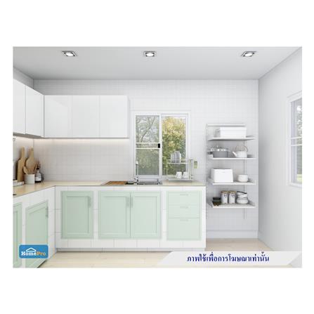 ตู้ลิ้นชัก PP 3 ชั้น + ถาดใส่ช้อน CABIN 46x66 ซม. สีเขียว_4