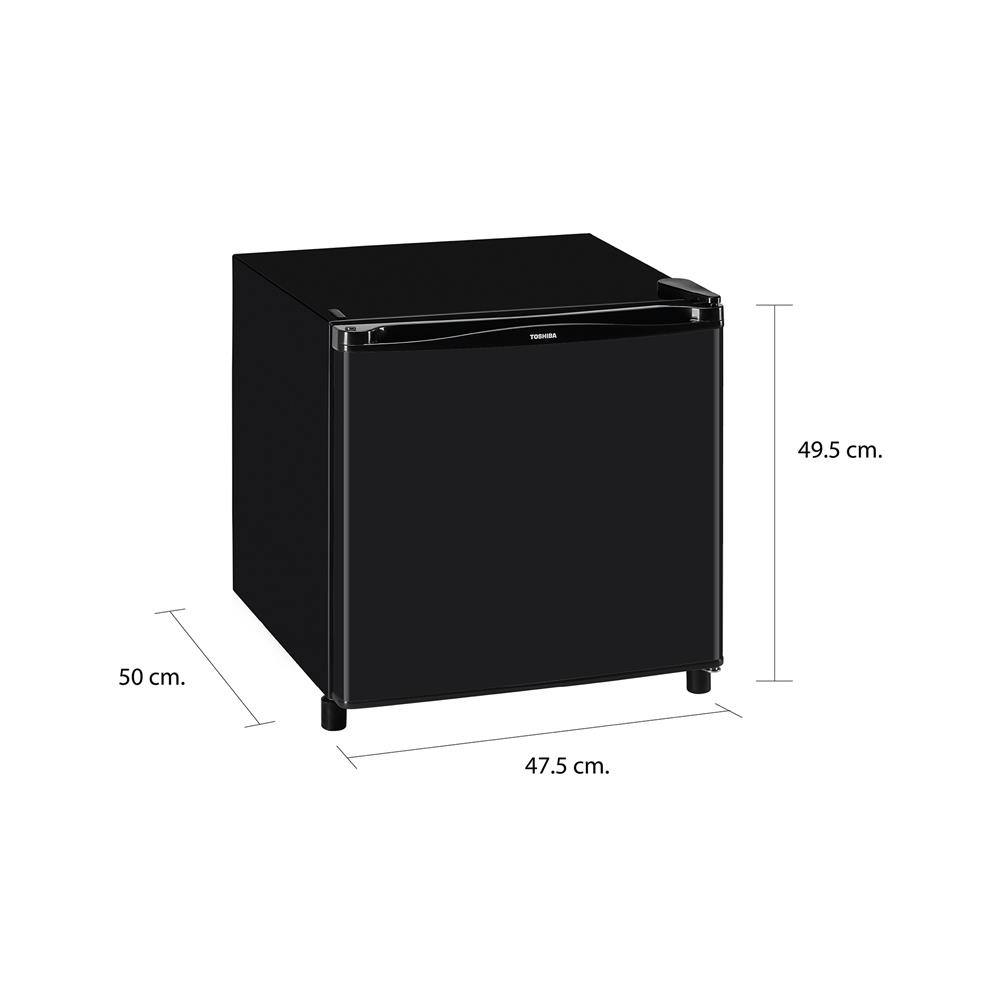 ตู้เย็น 1 ประตู TOSHIBA GR-D706MG 1.7 คิว สีดำ