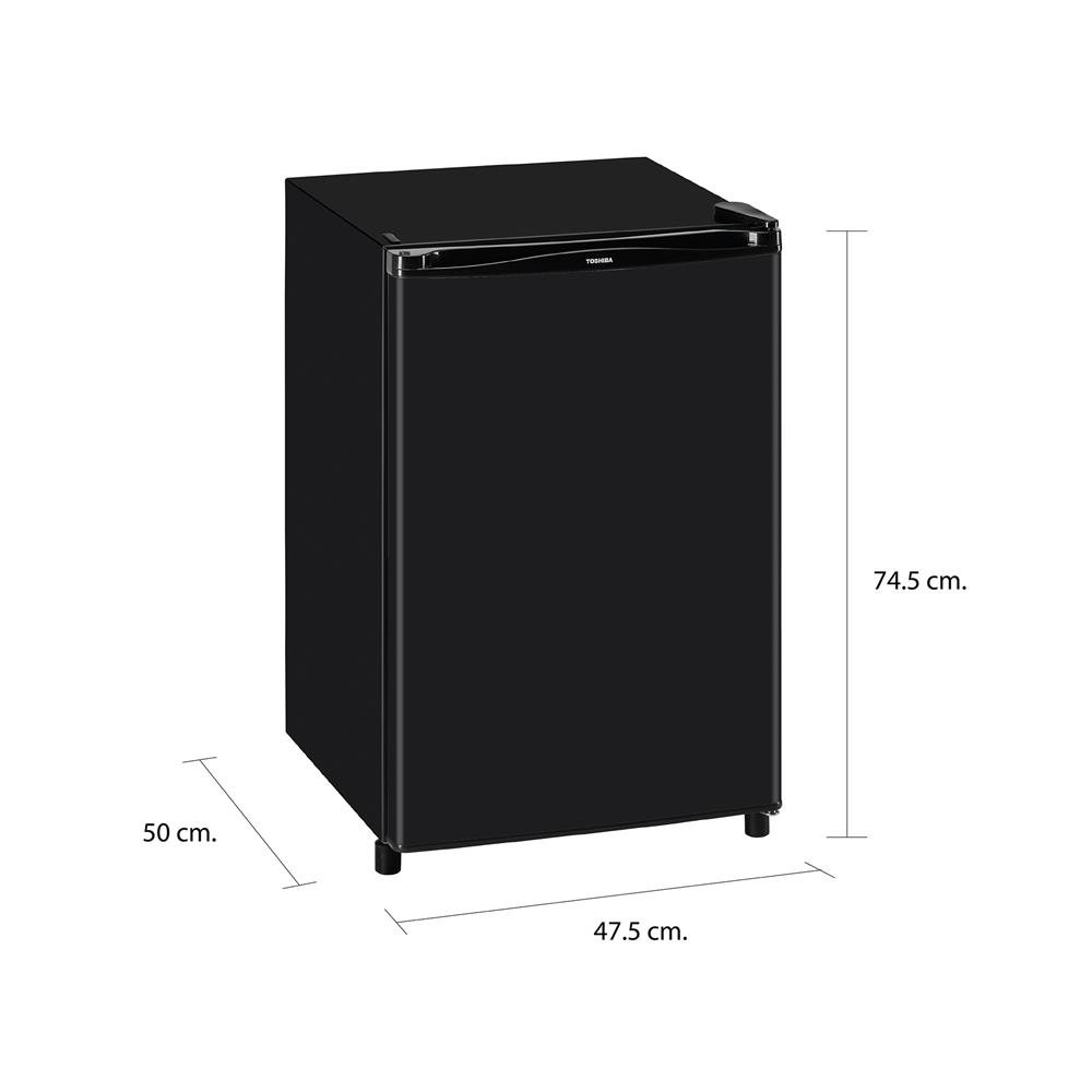 ตู้เย็น 1 ประตู TOSHIBA GR-D906MG 3.1 คิว สีดำ