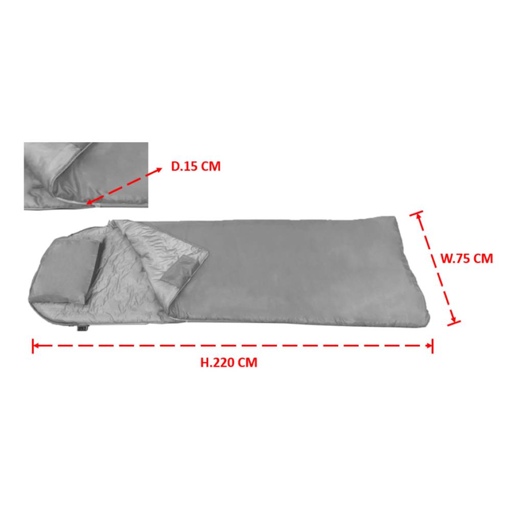 ถุงนอน EQNOX ENVI 15 BL สีน้ำเงิน