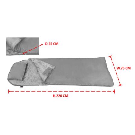 ถุงนอน EQNOX ENVI 25 LBL สีฟ้า_2