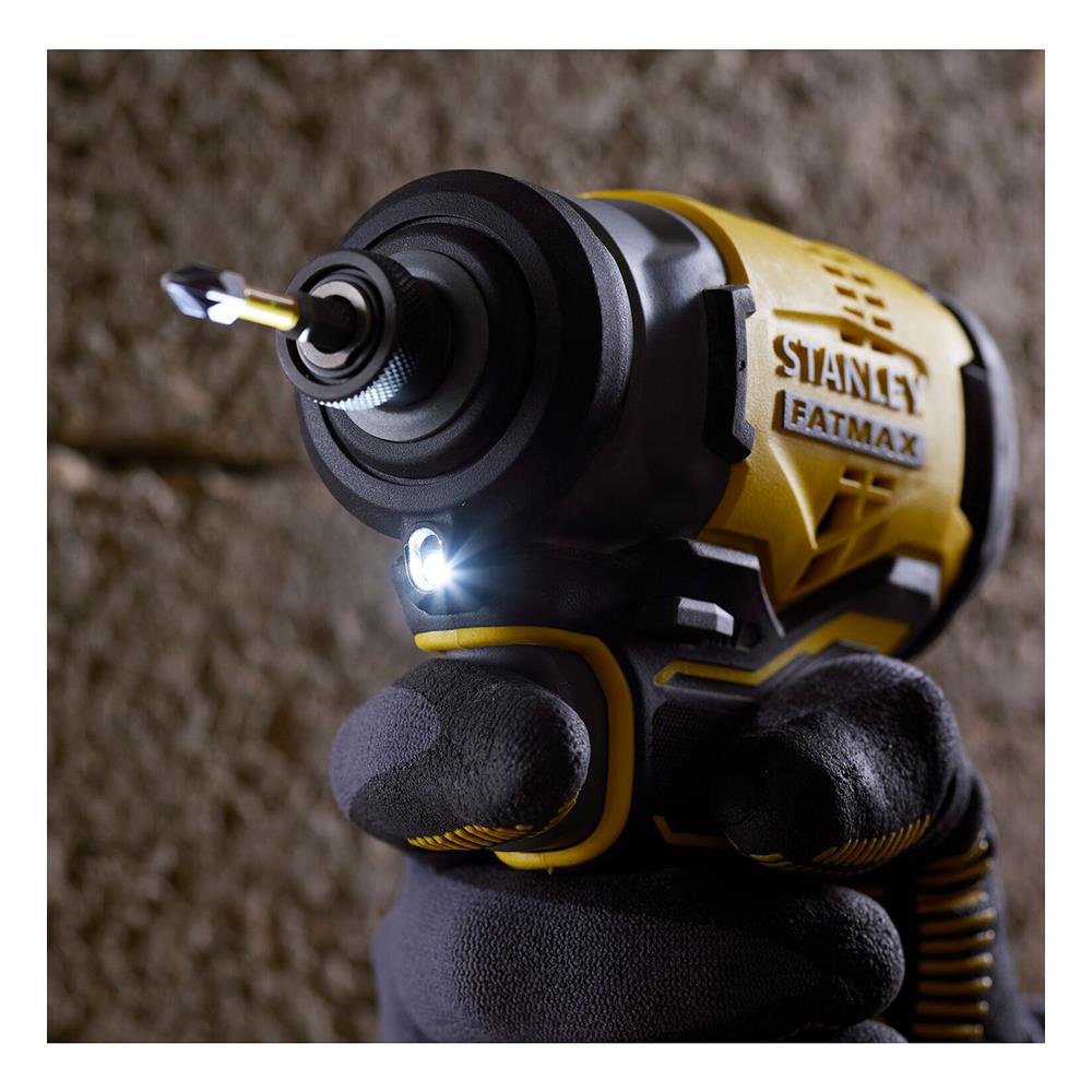 สว่านไขควงไร้สาย (พร้อมแบตเตอรี่) STANLEY SBI810D2K-B1 20 โวลต์