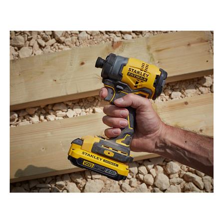 สว่านไขควงไร้สาย (พร้อมแบตเตอรี่) STANLEY SBI810D2K-B1 20 โวลต์_2