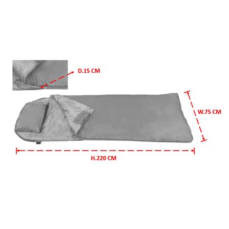 ถุงนอน EQNOX ENVI 15 LBL สีฟ้า_2