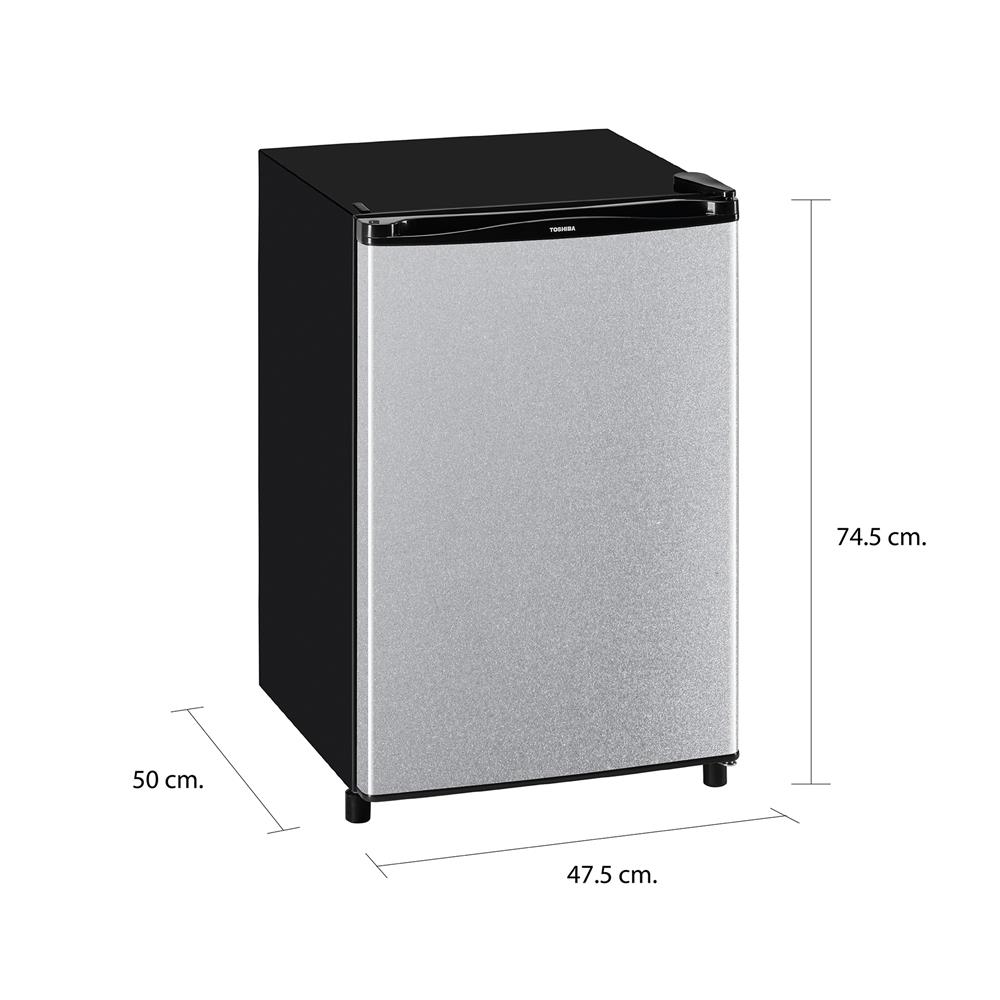 ตู้เย็น 1 ประตู TOSHIBA GR-D906MS 3.1 คิว สีเงิน