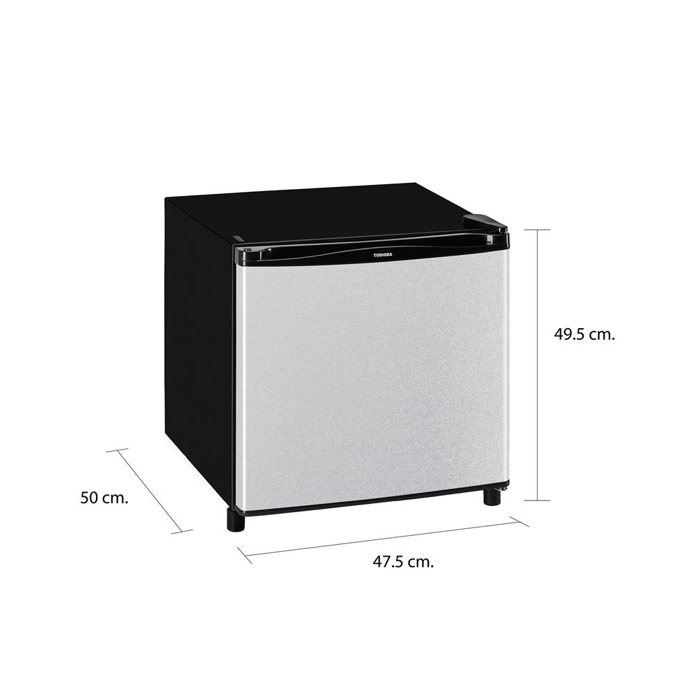 ตู้เย็น 1 ประตู TOSHIBA GR-D706MS 1.7 คิว สีเงิน