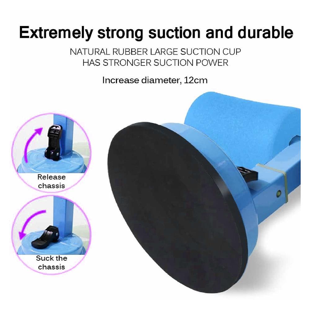 อุปกรณ์ล็อคเท้าซิทอัพ QAB สีฟ้า