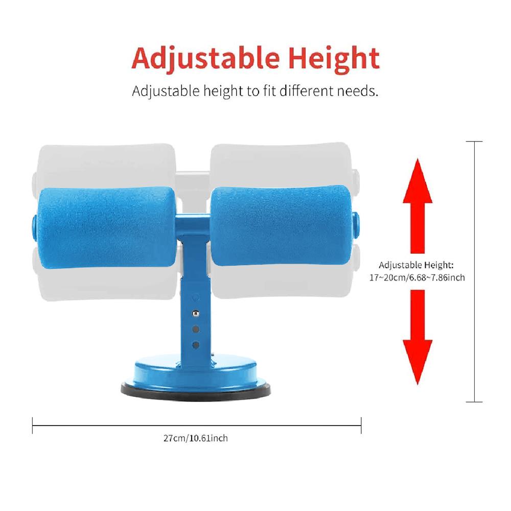 อุปกรณ์ล็อคเท้าซิทอัพ QAB สีฟ้า