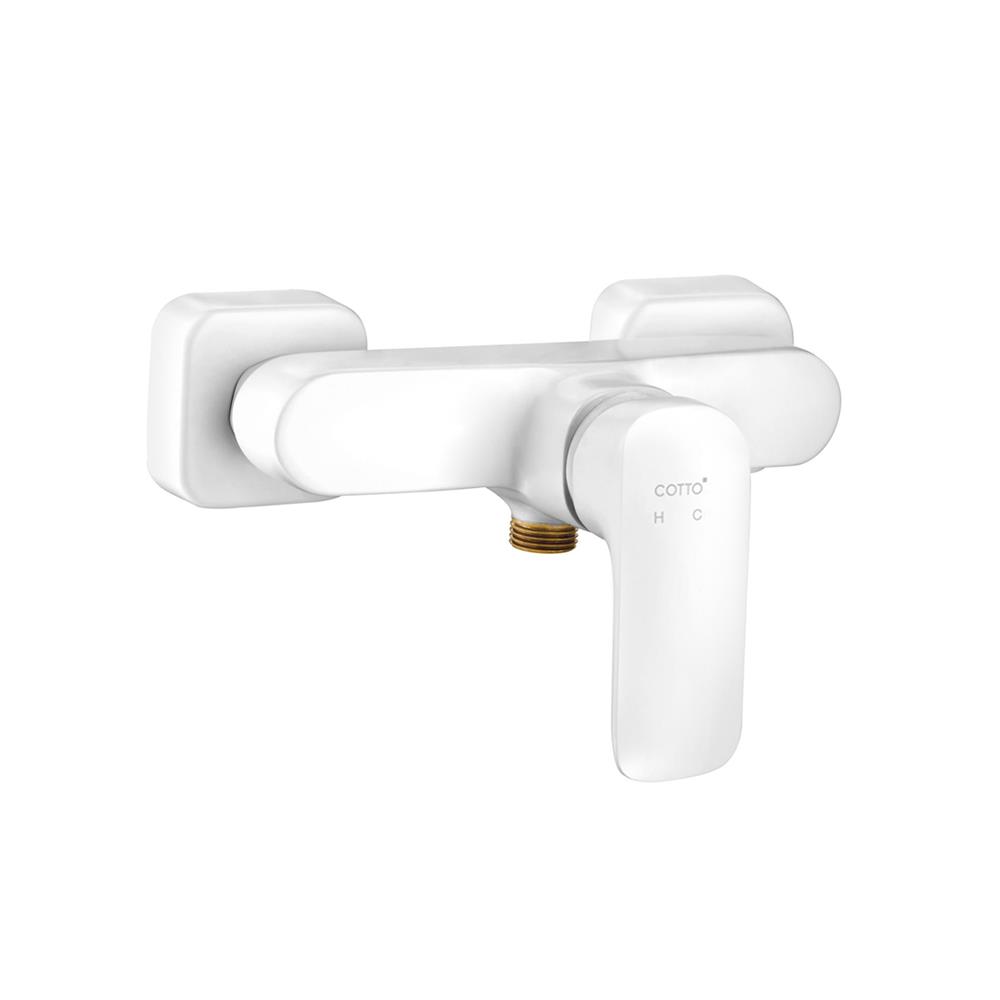 ก๊อกผสมยืนอาบ COTTO CT2148A สีขาว