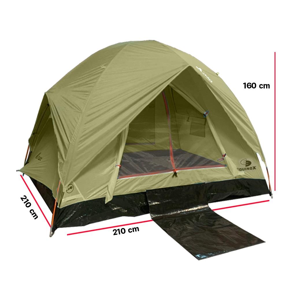 เต็นท์ EQNOX ECODOME MK II 3 สีเขียว