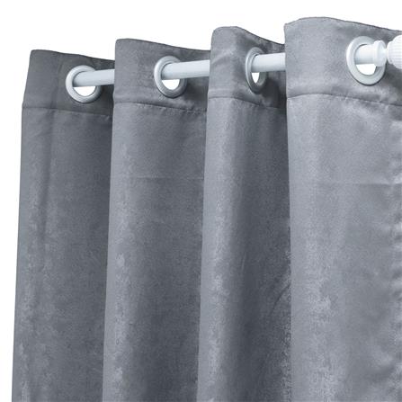 ผ้าม่าน EYELET ME LIVING RIGA UV 140X160 ซม. สีเทา_1