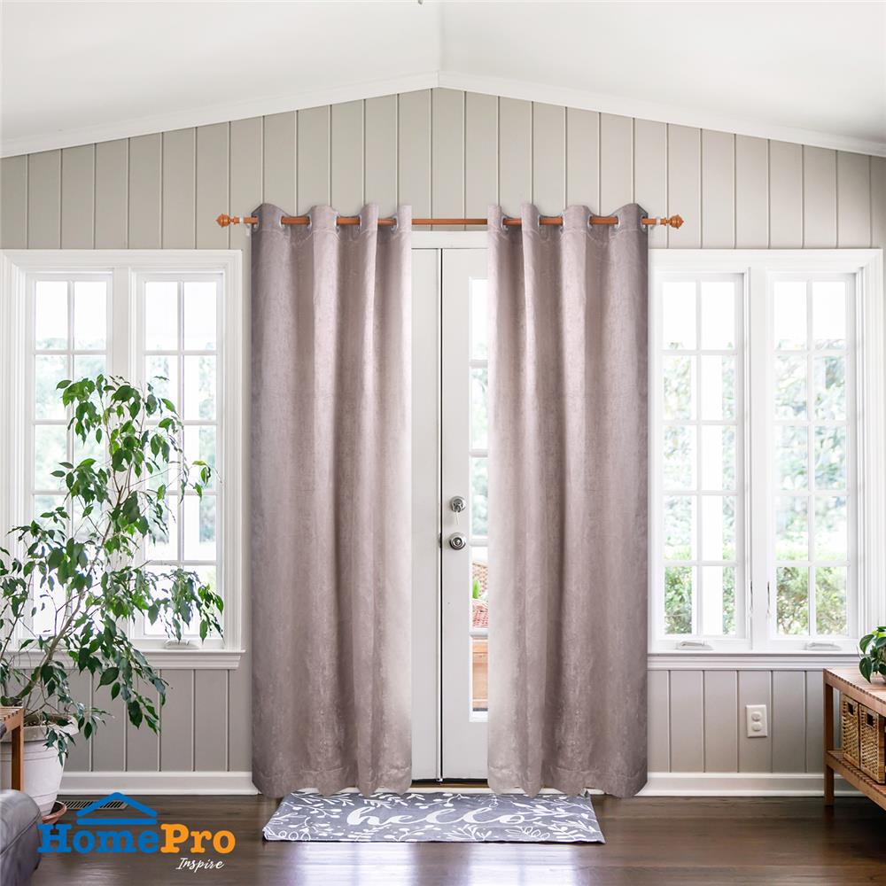 ผ้าม่าน EYELET ME LIVING RIGA UV 140X220 ซม. สีครีม